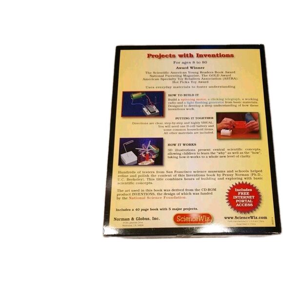 NIB Science Wiz Electricity Invention Kit Kids Penny Norman STEM Homeschool Fun - Picture 2 of 5